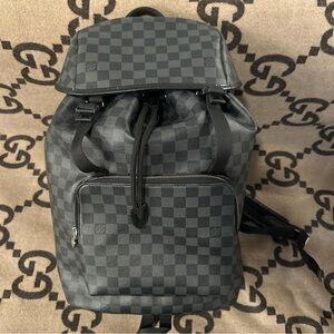 AUTHENTIC LOUIS VUITTON ZACK DAMIER GRAPHITE BACKPACK